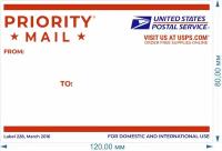 Стикеры для граффити graffiti и теггинга ГраFFема "PRIORITY MAIL" 50 шт 8х12 см