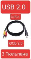 USB 2.0 to 3 RCA