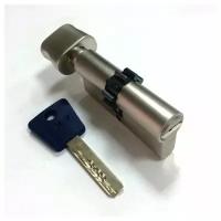 Цилиндровый механизм MUL-T-LOCK 7Х7 L76 ТШ 43-33В ключ-вертушка никель с шестеренкой