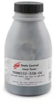 Тонер Static Control TRHM102-55B-OS черный флакон 55гр