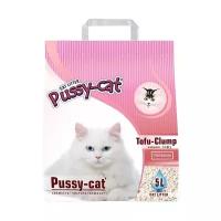 Комкующийся наполнитель Pussy-Cat Premium Tofu-Clump, 5 л/3 кг