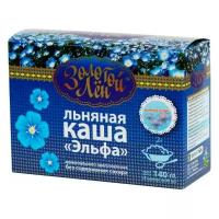 Золотой лён Каша льняная "Эльфа" натуральная, 7 пакетов по 20 гр, Золотой лён