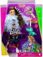 Кукла Barbie Экстра в голубом пальто GYJ78