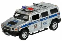 Машина металлическая ТехноПарк Hummer H2 Полиция 12см HUM2-12POL-SR