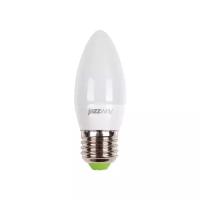 Лампа светодиодная jazzway, PLED-SP C37 7w 3000K E27 E27, C37, 7Вт, 3000К