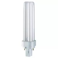 Лампа люминесцентная OSRAM, Dulux D 18 W/830 G24d, T11, 18Вт, 3000К