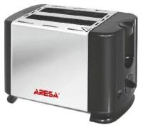 Тостер ARESA AR-3005 630-735 Вт, черный/серебристый