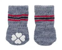 Носки для собак Trixie Dog Socks L, 2, серый