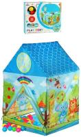 Детский игровой домик-палатка Весёлый зоопарк, в комплекте 50 шариков. арт. 2022429