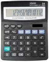 Калькулятор настольный Attache ATC-222-16F 16-разрядный черный, 208x160x48 мм