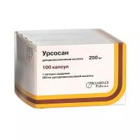 Урсосан капс., 250 мг, 100 шт