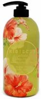 Jigott Hibiscus Perfume Body Wash Парфюмированный гель для душа с экстрактом гибискуса 750мл