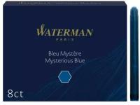 Waterman S0110910 Стандартные картриджи с темно-синими чернилами для перьевой ручки waterman