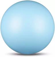 Мяч для художественной гимнастики металлик INDIGO IN315 Голубой 15см