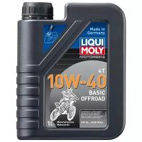 Минеральное моторное масло LIQUI MOLY Motorbike 4T Basic Offroad 10W-40, 1 л