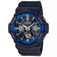 Наручные часы CASIO G-Shock GAW-100B-1A2ER, черный, синий