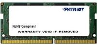 Оперативная память Patriot Memory SODIMM DDR3 4Gb 1600MHz pc-12800 (PSD34G1600L81S)