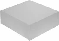 Коробка Quadra, серая, 31х30,5х10,5 см; внутренние размеры: 29,7х29,7х10 см, переплетный картон