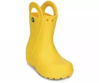 Сапоги Crocs Handle It Rain Boot, размер C12 US, желтый