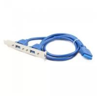 Кабель 1700020277-01 Dual port USB 3.0 Cable with bracket Advantech