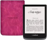 Электронная книга PocketBook 632 Touch HD 3, серый с обложкой Purple