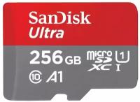 Карта памяти Sandisk MicroSD Ultra C10 UHS-I 150MB/s 256GB без адаптера (SDSQUAC-256G)