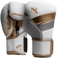 Боксерские перчатки Hayabusa T3 White/Gold (16 унций)