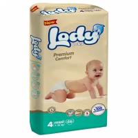 Подгузники детские LODY Baby 4 макси 7-18 кг 56шт