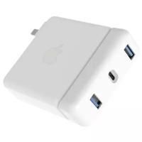 USB-концентратор HyperDrive USB-C Hub 87W Power Adapter (HDH06), разъемов: 3