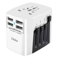 Сетевое зарядное устройство Zikko Worldwide Travel Adaptor BST631