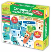 Игра развивающая Lisciani Carotina Preschool Словарный мультинабор Мир животных