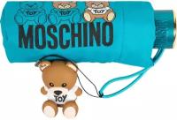 Зонт складной Moschino 8061-superminiT Bear scribble Peacock