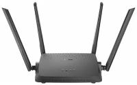 Wi-Fi роутер D-Link DIR-825/RU/R5, AC1200, черный