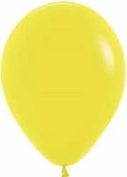 Шар (12''/30 см) Желтый (020), пастель, 12 шт