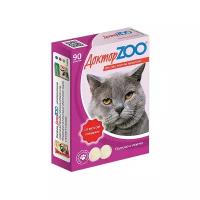 Витамины для кошек доктор zoo говядина 90таб