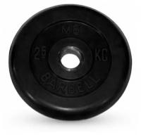 Диск обрезиненный BARBELL MB (металлическая втулка) 2.5 кг / диаметр 31 мм