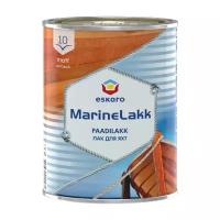 Лак яхтный Eskaro Marine Lakk 10 алкидно-уретановый бесцветный 0.95 л