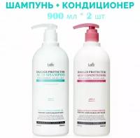 Lador Комплект Профессиональный бесщелочной шампунь кондиционер Damage Protector