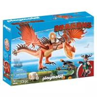 Набор с элементами конструктора Playmobil Dragons 9459 Сморкала и Кривоклык