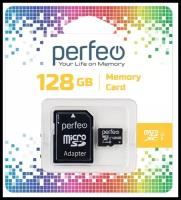 Карта памяти Perfeo microSDXC 128GB High-Capacity (Class 10) UHS-1