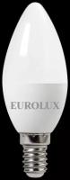 Лампа светодиодная Eurolux 76/2/3, E14, C37, 5 Вт, 4000 К