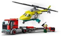 Конструктор LEGO City 60343 Конструктор Грузовик для спасательного вертолёта