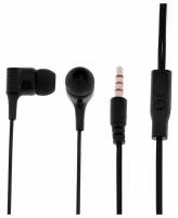 Наушники Red Line Stereo Headset SP09, вакуумные, микрофон, проводные, 1.2 м, черные