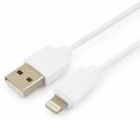 Кабель USB Гарнизон GCC-USB2-AP2-0.5M-W AM/Lightning, для iPhone5/6/7/8/X, IPod, IPad, 0,5 м, белый