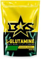 Л-Глутамин порошок Binasport "L-GLUTAMINE" (Глютамин) 200 г с натуральным вкусом