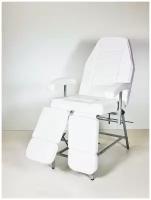 Педикюрное кресло кушетка для салона красоты с регулировкой угла наклона спинки и ножек