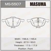 Колодки тормозные дисковые Masuma MS-5507