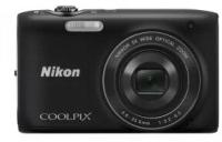 Фотоаппарат NIKON Coolpix S3100, черный