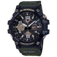 Наручные часы CASIO мужские G-Shock GWG-100-1A3 кварцевые, будильник, хронограф, секундомер, таймер обратного отсчета, водонепроницаемые, противоударные, индикатор запаса хода, подсветка стрелок, подсветка дисплея, хаки