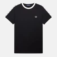 Мужская футболка FRED PERRY, Цвет: Черный, Размер: XXL